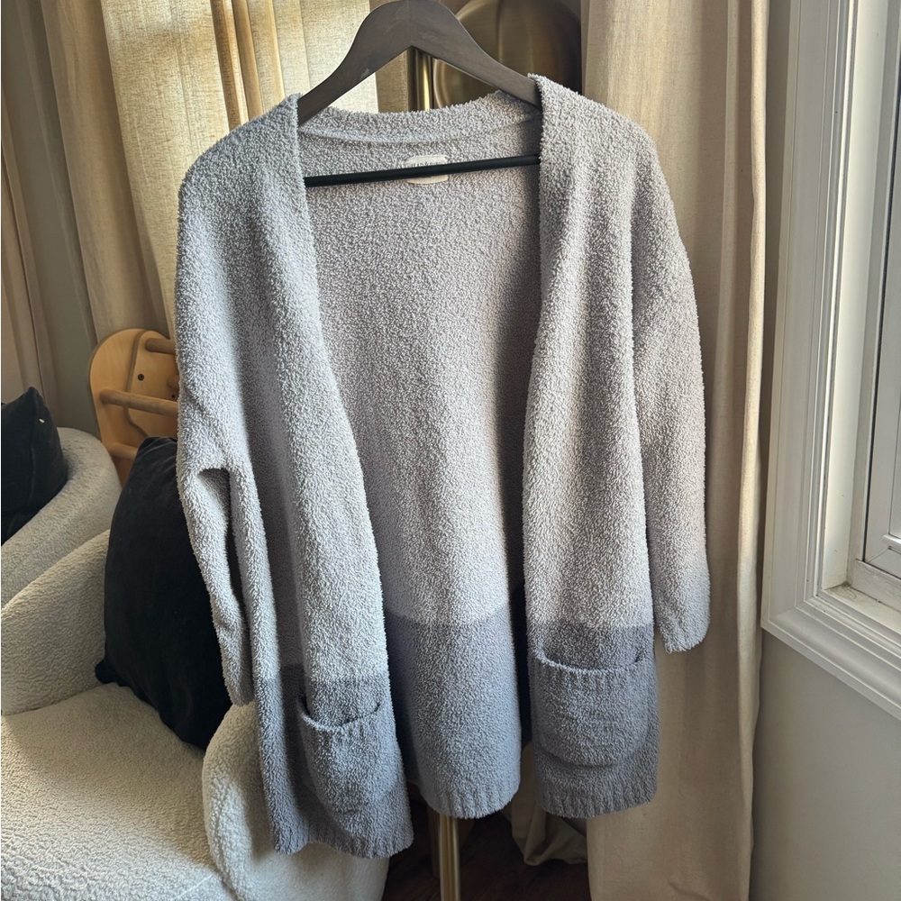 Thread & Supply Cozy Cloud Wrap Gray Cardigan | One Size Fit Most